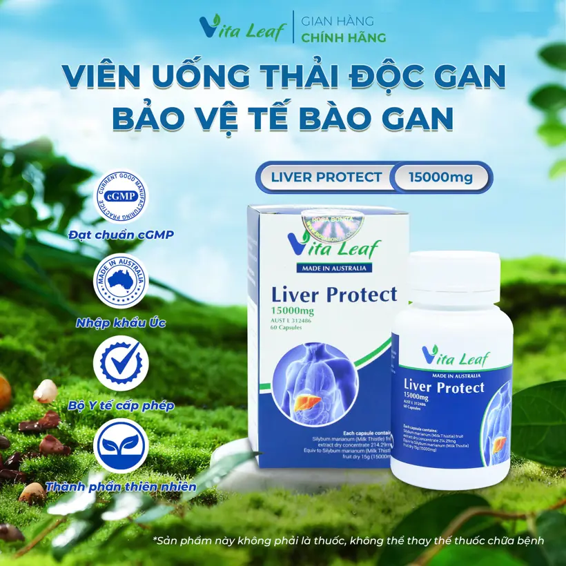 Viên uống Liver Protect 15000mg – Bảo vệ và duy trì chức năng gan (60 viên)0