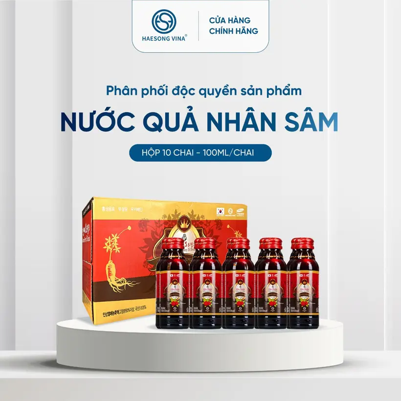 Nước uống Quả Sâm Ginseng Berry S Drink (hộp 10chai)0