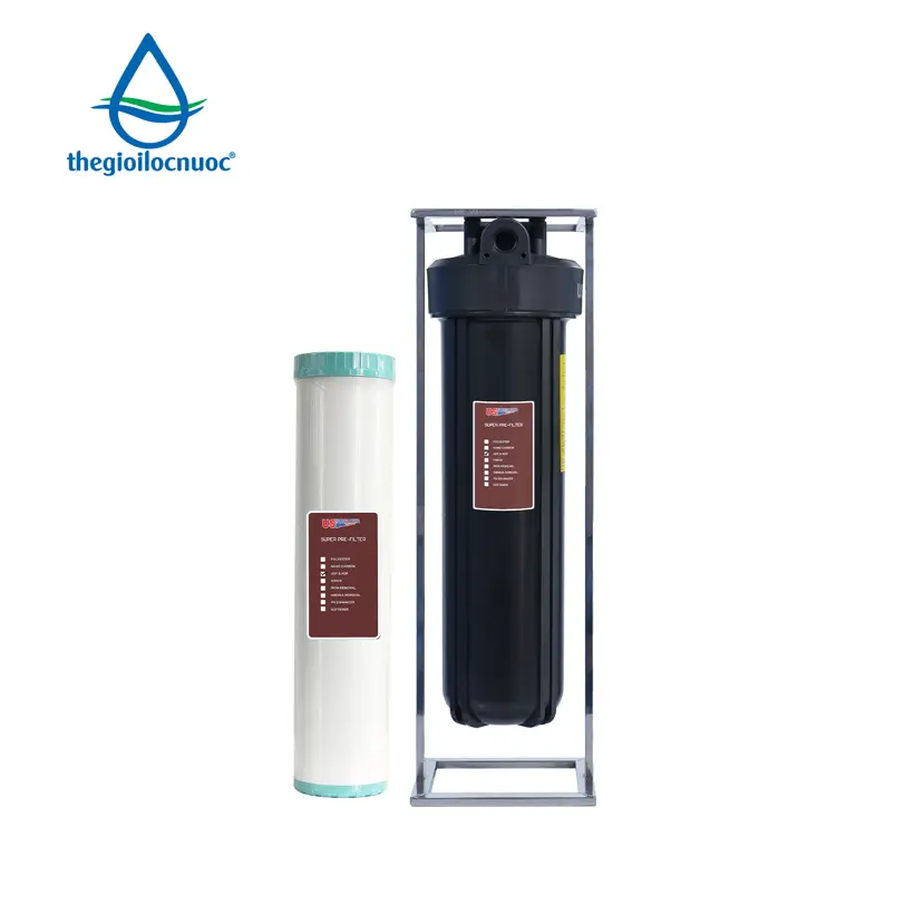 Bộ lọc xử lý kim loại nặng USTopwater 20 inches béo, model KDF-45-AS0