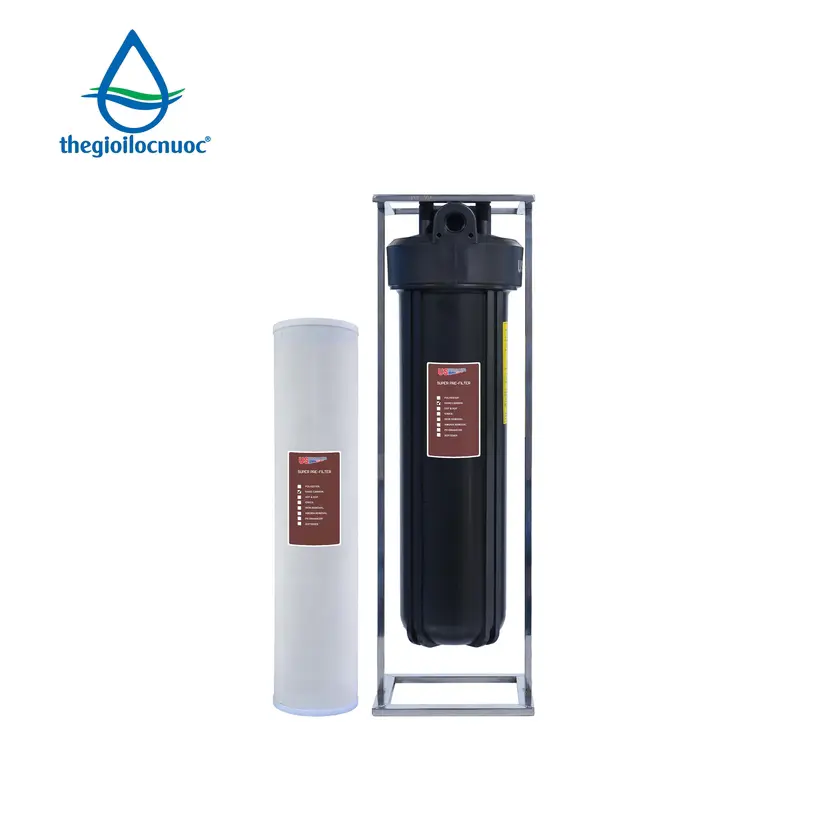 Bộ lọc nano carbon USTopwater, Model: Clo-45-AS, Công suất 1200 lít/giờ, Vỏ nhựa